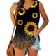 thumbnail image 1 of Puntoco Camisetas ajustadas para mujer, camisetas sin mangas para mujer, camisetas básicas informales holgadas con cuello en V para verano, 1 of 4