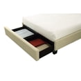 thumbnail image 4 of Ole Platform Fabric Upholstered King Size Bed with Storage Nailhead Cream, 4 of 5