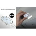 thumbnail image 2 of 4pcs Wireless Car Interior LED Lights, Car Interior LED Lights, USB Rechargeable Car Interior Lights, Magnetic Car Interior Lights Free Installation (4pcs 7 Colors), 2 of 5