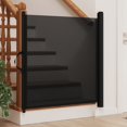 thumbnail image 1 of vidaXL Retractable Pet Gate Black 117.5x125 cm, 1 of 5