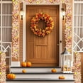 thumbnail image 5 of Maple Leaf Garlands Rattan for Halloween Decorations, Foldable Beautiful Artificial Garland for Home Garden Wedding Party Thanksgiving Dinner Fireplace Door Frame. 68.89Inch Multicolor, 5 of 6