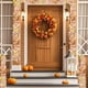 thumbnail image 5 of Guirnalda de hojas de arce artificial Ratán | Decoraciones de Acción de Gracias de Halloween | Enredadera de calabaza colgante | Plástico multicolor 68.9in | Decoración de fiesta con chimenea para, 5 of 6