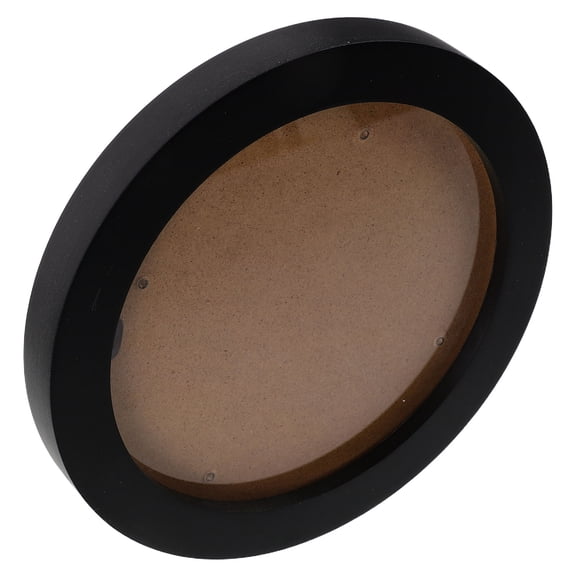 Milisten Black Wood Round Picture Frame Wall Hanging Decorative Photo Display for Home