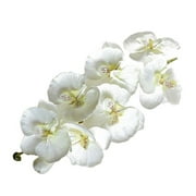 E-Trad DIY Artificial Butterfly Orchid Silk Flower Fashion Orchid Artificial Flowers Bouquet Phalaenopsis Home Decoration