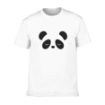 thumbnail image 6 of Men's Panda Face Sketch Graphic T-Shirt, Cotton Blend Crewneck Short Sleeve Casual Tee, 6 of 8
