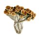 thumbnail image 2 of Manta de ramo de flores terminada, regal de cama de cama manta de lanzamiento de tejido floral para mujeres viajes de cumpleaños inauguración de la Girasol beige, 2 of 8