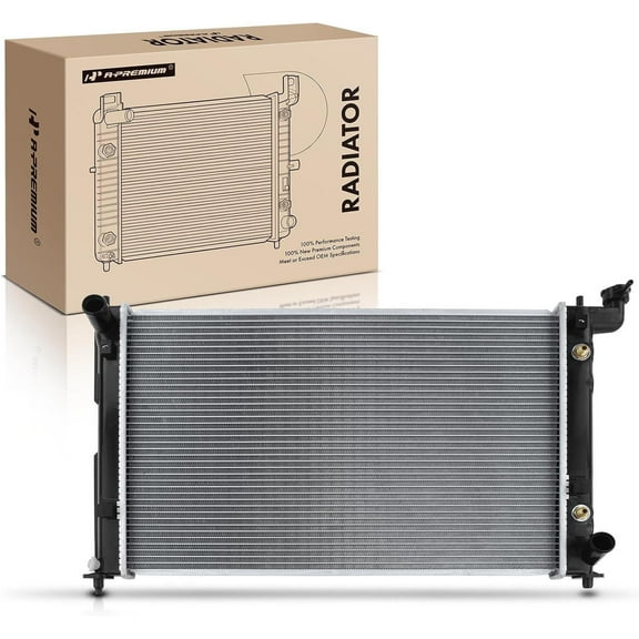 A-Premium Engine Coolant Radiator Assembly with Transmission Oil Cooler Compatible with Scion tC 2005 2006 2007 2008 2009 2010, Automatic Transmission, Replace# 1640022170