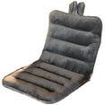 thumbnail image 2 of SHEIGUANNI Memory Foam Seat Cushion, Tufted Corduroy Pad for Recliner/Sofa/Floor/Tatami - Gray, Quick Recovery & Orthopedic Support, 2 of 7