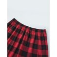 thumbnail image 6 of Christmas Family Pajamas Matching Set Long Sleeve Tops and Plaid Pants Set, 6 of 9