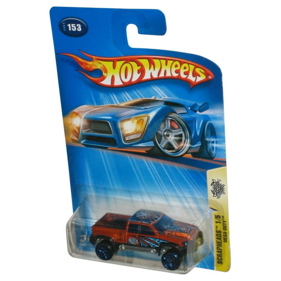 Hot Wheels Scrapheads 1/5 (2004) Burnt Orange Mega-Duty Toy Truck #153