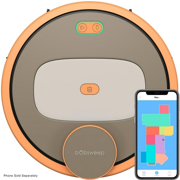 bObsweep - PetHair Appetite Wi-Fi Connected Robotic Vacuum and Mop, with Advanced Mapping Technology
