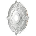 thumbnail image 4 of Ekena Millwork 19"OD x 3 1/2"ID x 1"P Attica Thermoformed PVC Ceiling Medallion (Fits Canopies up to 6 3/4"), Bright Coat Copper, 4 of 10