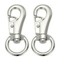 thumbnail image 1 of Uxcell 2 Pcs Clips à Pression Pivotants pour Drapeau, 3.9 Pouces, Alliage Robuste, Argent, 1 of 6