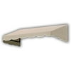 Awntech 4.38 Ft San Francisco Closed-Sided Fixed Awning Canopy (52.5in x 16in x 30in), Tan