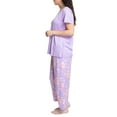 thumbnail image 3 of Muk Luks Women's and Women's Plus Cloud Knit Pajama Set with round neck tee and capri pants- 2 pc., 3 of 3
