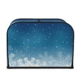thumbnail image 2 of Haiem Christmas Snowflakes Print Toaster Covers 4 Slice Wide Slot,Bread Dust Cover & Fingerprint Protection,Bread Machine Cover,Appliance Covers, 2 of 7