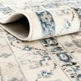 thumbnail image 6 of Rugs.com Charlotte Collection Rug – 5 Ft Round Aqua Low-Pile Rug Perfect For Kitchens, Dining Rooms, 6 of 9