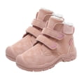 thumbnail image 1 of WDOplteas Botas Nieve Forradas Piel Zapatos Nieve Tobilleros Ligeros para para El Invierno (Rosa 34), 1 of 9