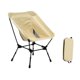 thumbnail image 3 of Silla plegable para acampar, silla de playa, asiento plegable, silla portátil, silla para exteriores Beige, 3 of 8