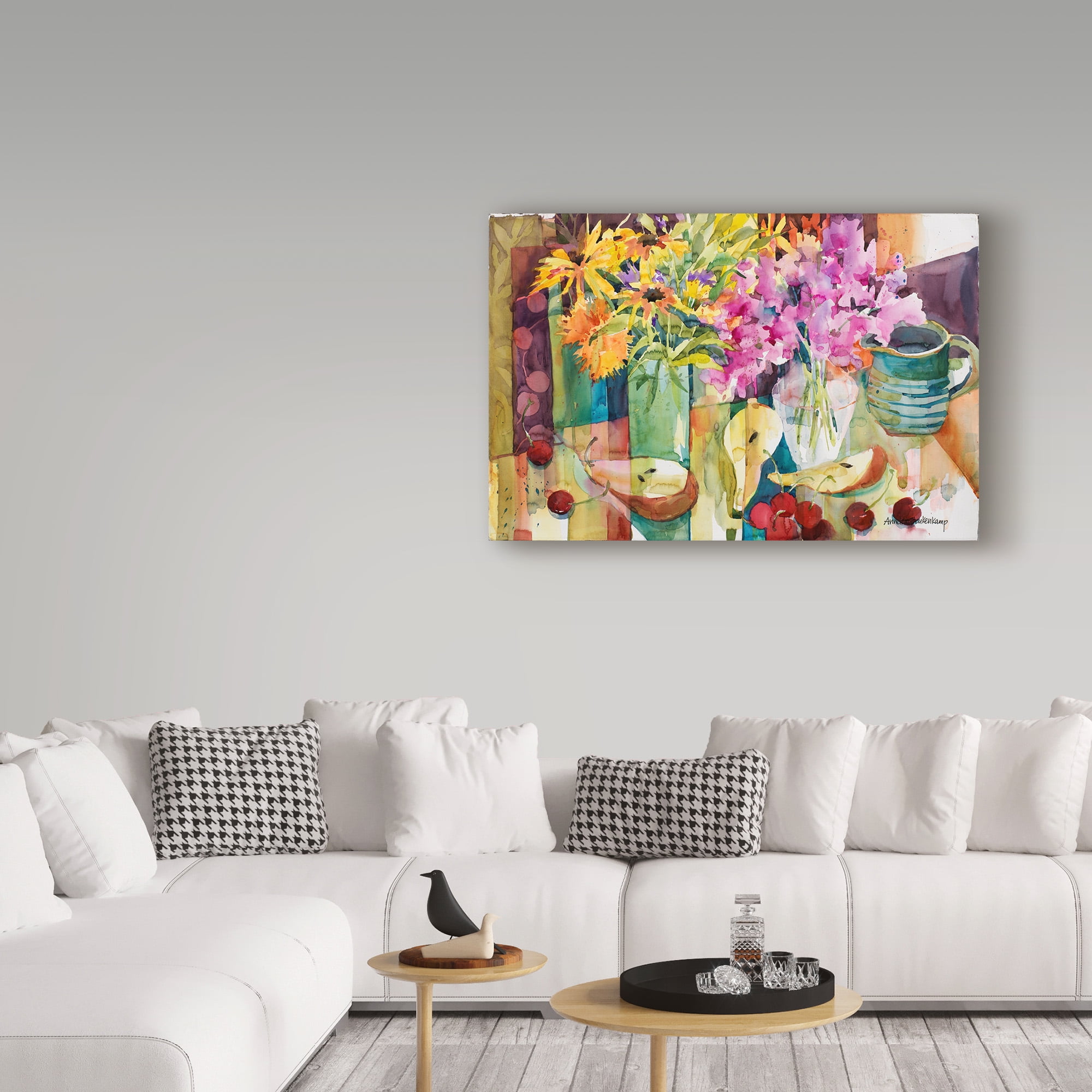 Trademark Fine Art 'Cherries Jubilee' Canvas Art by Annelein Beukenkamp
