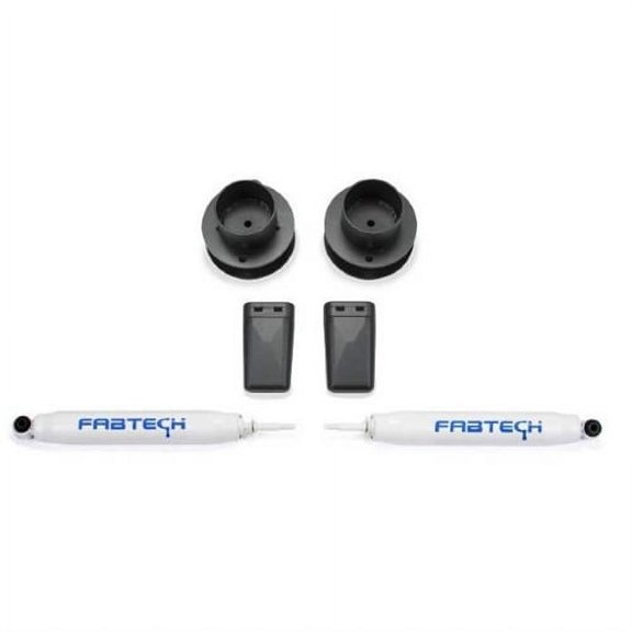 Fabtech FTS23043 FABFTS23043 13-14 RAM 2.5IN COIL SPCR KIT W/FRT PERF SHKS