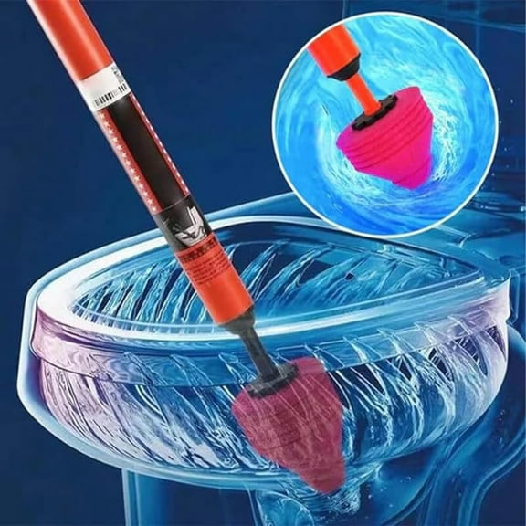 Aoyunhp Toilet Plunger,Household High-Pressure Toilet Unblocker,Drain Clog Remover Tool,Air Drain Blaster Plumbing Tool,Powerful Plunger for Kitchen,Bathroom,Toilet Plunger Heavy Duty