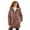 Mocha Nude, variant on Plus Size Microfiber Parka