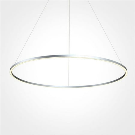 

Vonn Lighting VMC34972AL 72 in. Tania VMC34972AL Adjustable Suspension Fixture Modern Circular LED Chandelier Lighting Fixture in Silver