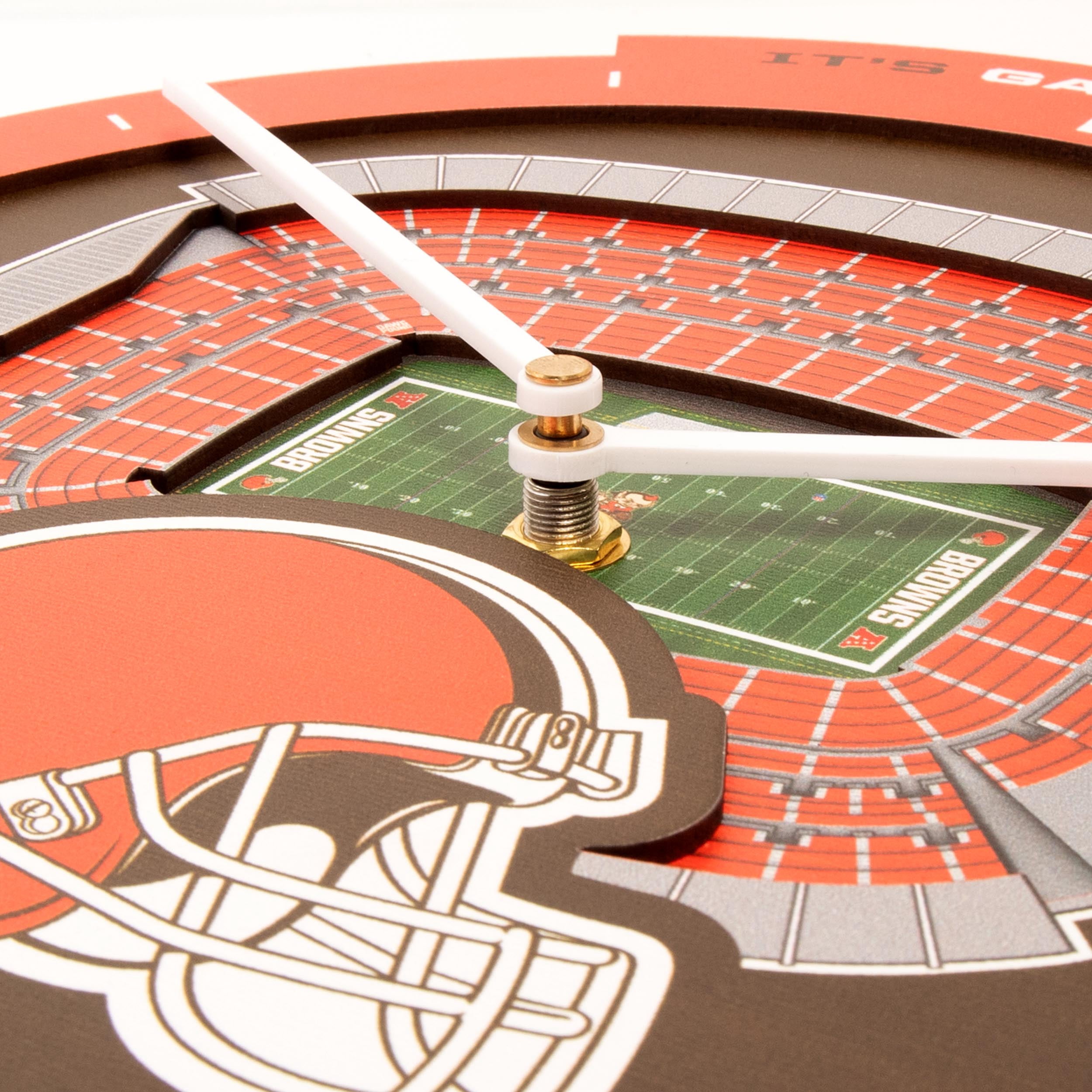 YouTheFan NFL Cleveland Browns Stadiumview 3D Wall Clock