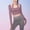 Purple, variant on Xysaqa Crop Tops for Women Halter Long Sleeve Yoga Tops with Built In Bra Stretch Fitted Cropped Athletic T Shirts (Fake Two Piece) White 12 Clearance
