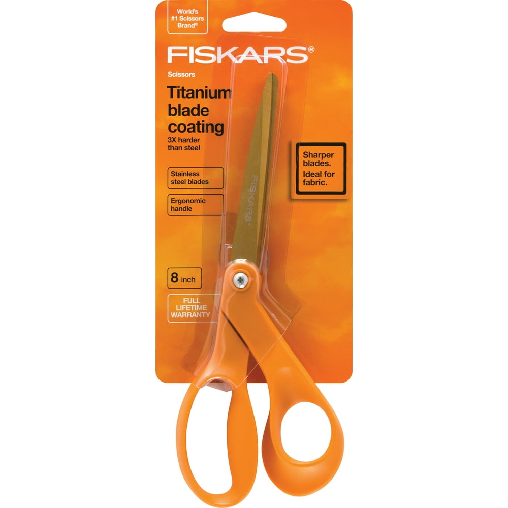 Fiskars 8" Titanium Scissors
