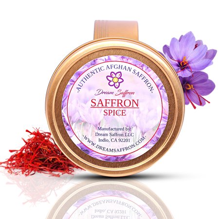 Dream Saffron(1 Gram) All Red Super Negin Afghan Saffron   Premium Grade A+  No Preservatives(2 Grams).