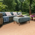 thumbnail image 3 of Safavieh Courtyard Finnian Solid Indoor/Outdoor Area Rug, Natural/Cream, 10' x 10' Square, 3 of 13