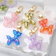 thumbnail image 2 of 1 unidad de llaveros de pareja de animales de dibujos animados Kawaii ostentosos para mujeres y hombres, nuevo bolso colorido para mascotas, soporte para coche, caja de Airpods, joyería Dengxun unisex, 2 of 2