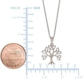 thumbnail image 2 of Sterling Silver Tree Of Life Pendant Womens Necklace, 18", 2 of 2