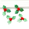 thumbnail image 3 of D-GROEE 200Pcs Christmas Holly Berries Faux Berry Flowers with Green Leaves for Christmas Wreath Arrangement Fillers Party Christmas Wreath Decorations, 3 of 8