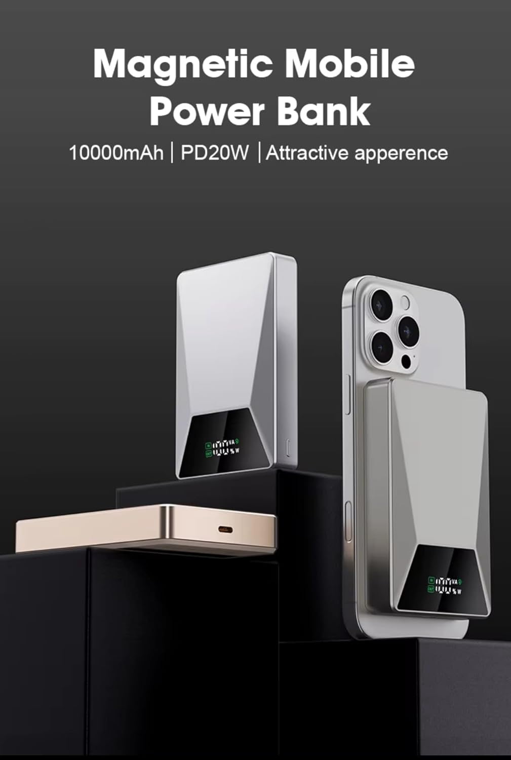 Cyberpunk Magnetic 10000 mAh Power Bank for Magsafe Fast Wireless
