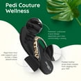 thumbnail image 5 of Pedi Couture Pedicure Sandals for Women - Toe Separator Slippers - Leopard - Small 5-6, 5 of 8