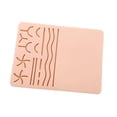 thumbnail image 2 of Almohadilla de práctica de sutura ,DIY Suturing Practice Pad Silicone Skin Realistic ,Pad,heridas de corte previas resistentes a la lágrima de la lágrima ,Modelo de capacitación, 2 of 9