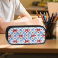 thumbnail image 6 of DISNIMO Bowknot Star Printed 3 Pcs Backpack Set, Lightweight School Bag and Lunch Bag Set for Toddler Boys, 17 Inch Student Backpack Pencil Case Set for Primary Preschool Students, 6 of 7