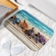 thumbnail image 6 of 1pc Four Turtle Figurines Absorbent Non-Slip Bathroom Thickened Flannel Rug Decor,Soft,Quick Drying,Suitable For Indoor/outdoor Use,Bathrooms,Bedrooms,Kitchens,Terrace,Laundry Rooms,16"x24", 6 of 9