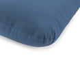 thumbnail image 3 of Jordan Manufacturing Sunbrella 74" x 22" Canvas Sapphire Blue Solid Rectangular Outdoor Chaise Lounge Cushion with Ties and Hanger Loop, 3 of 11