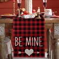 thumbnail image 4 of Drapeaux de Table Décorés pour Réunions de Famille de la Saint-Valentin Décoration de Table de Cuisine Rétro Intérieur Extérieur, 4 of 6