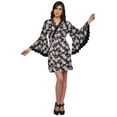 thumbnail image 2 of Moomaya Printed Robe&nbsp;For Women Dressing&nbsp;Gown&nbsp;Short Cotton Summer Bathrobe, 2 of 6