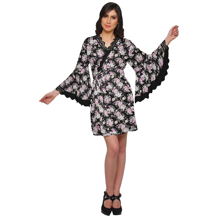 chinese dress ladies Natural Linen Summer Loose Women Dressing Gowns FantasyLinen