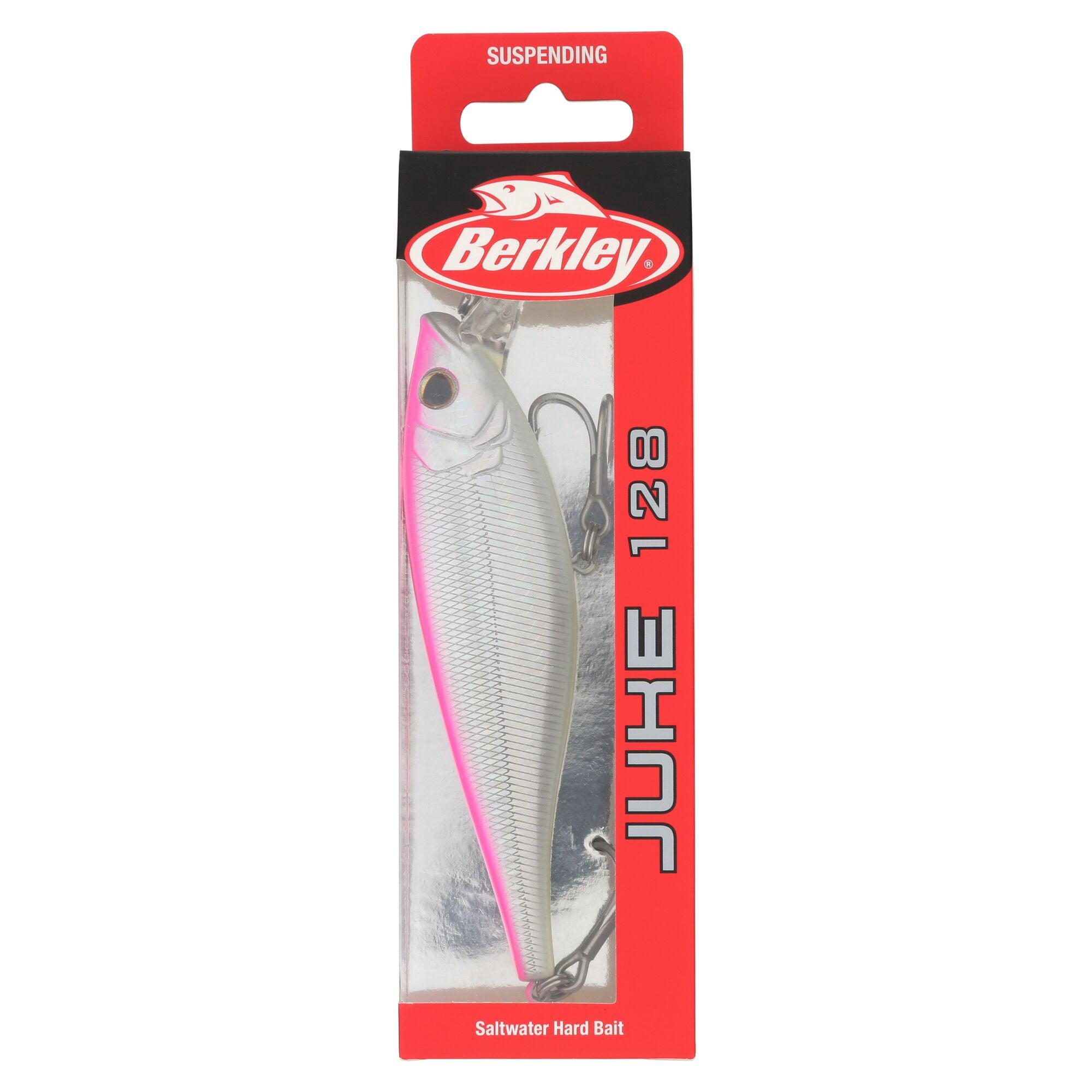 Berkley Juke Saltwater, 5 in, Crankbaits, Pink Silver (1 Count)