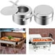 thumbnail image 4 of Juego de 2 recipientes para pasta, soporte para quemador de combustible, quemador de acero inoxidable, quemador de alcohol, minicalentador para barbacoa, fiesta, bufé, 4 of 5