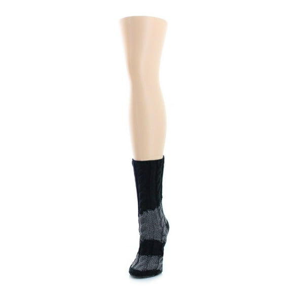 Legmogue Women's Color Swish Chunky Knit Boot Sock - Womens - Female, One Size, Black