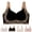Black, variant on Woman Thin Seamless Ruffled Comfortable Summer Womens Bras Bra-fixed Soft-supported