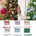 thumbnail image 5 of 12pcs Christmas Decoration Set Green Painted Christmas With Strings Suitable For Christmas Tree Festival Wedding Party And Home Shatterproof Christmas Tree, 5 of 5